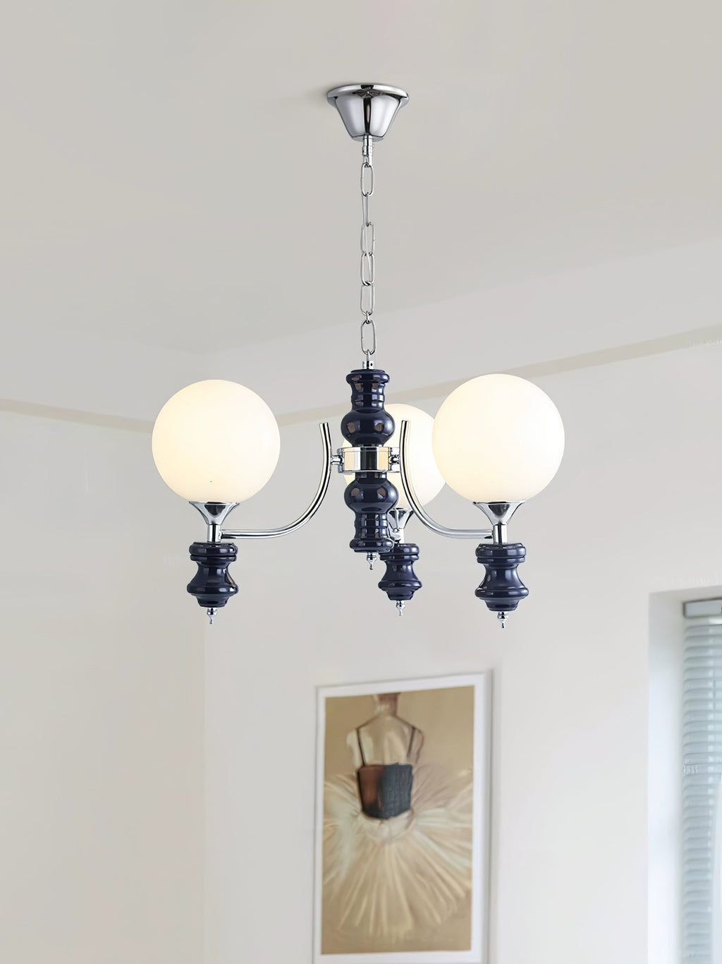 Grevena Glass Chandelier-Moonnatur
