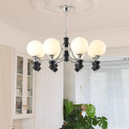 Grevena Glass Chandelier-Moonnatur