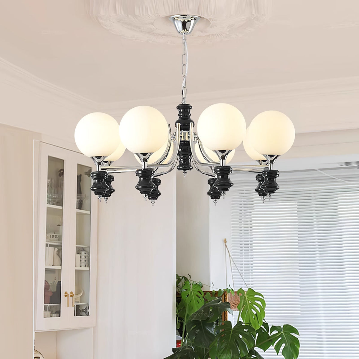 Grevena Glass Chandelier-Moonnatur