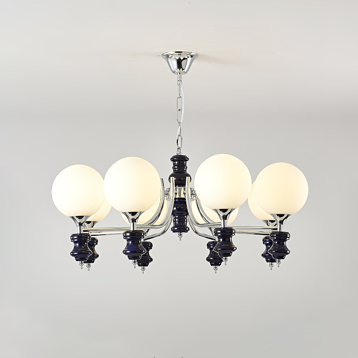 Grevena Glass Chandelier-Moonnatur