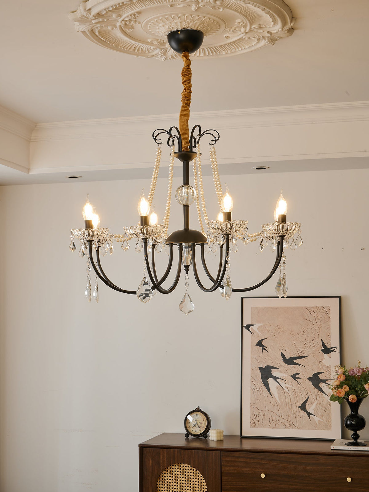 Ramora Crystal Chandelier-Moonnatur