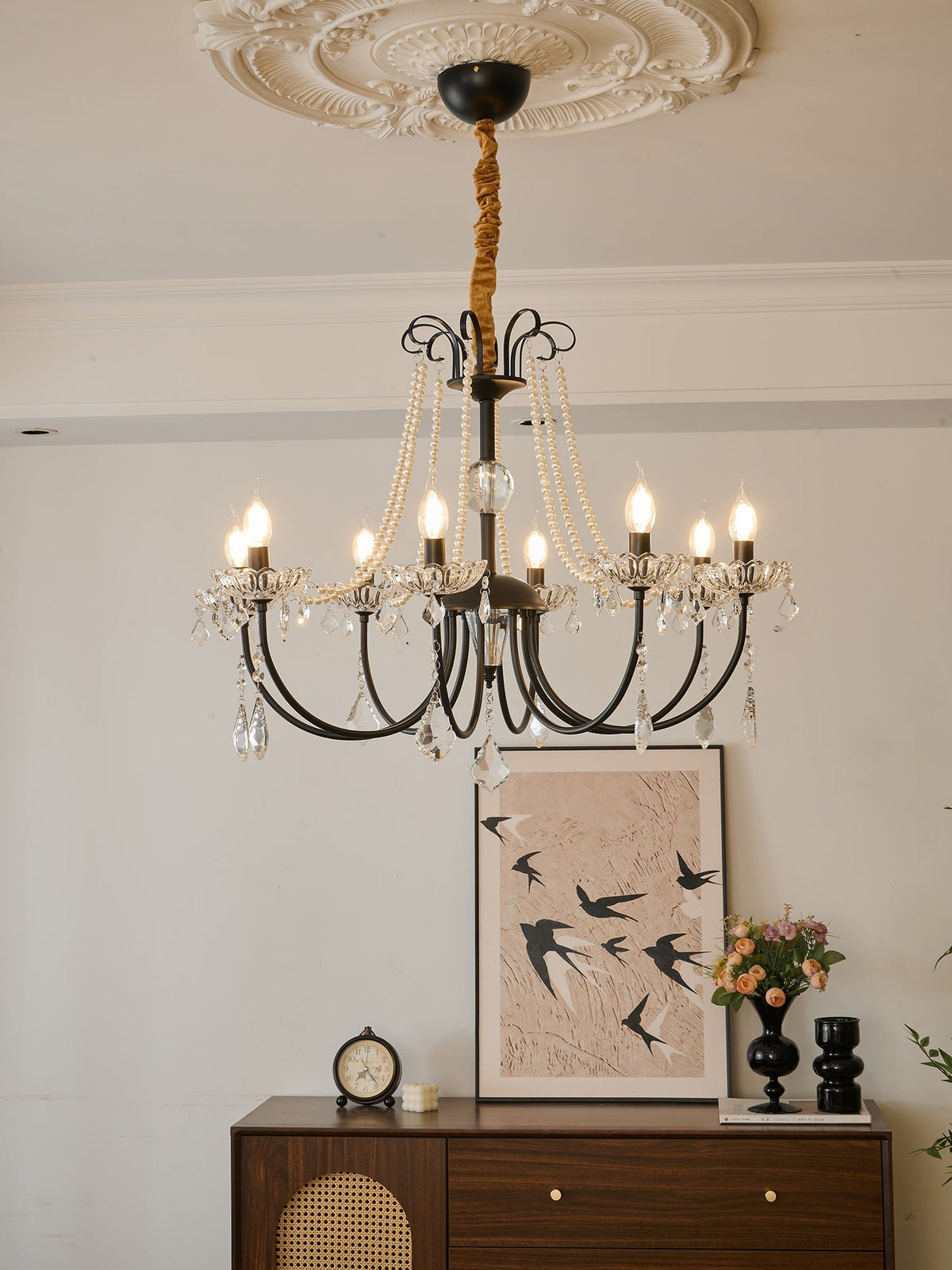 Ramora Crystal Chandelier-Moonnatur