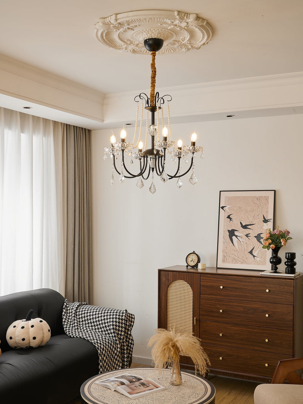 Ramora Crystal Chandelier-Moonnatur