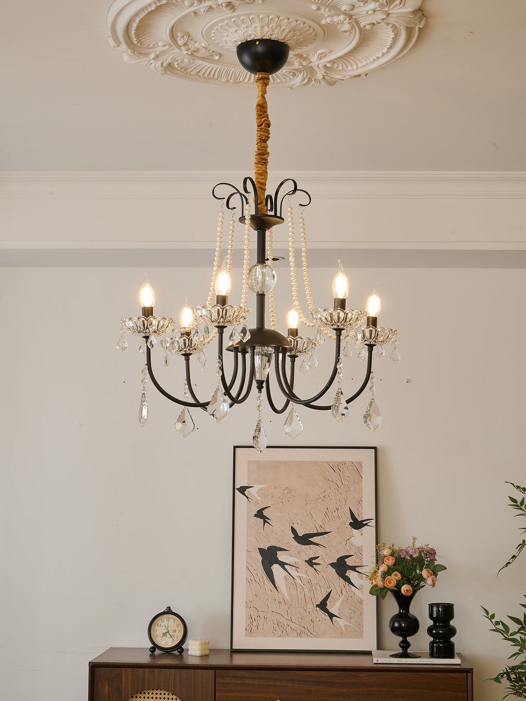 Ramora Crystal Chandelier-Moonnatur