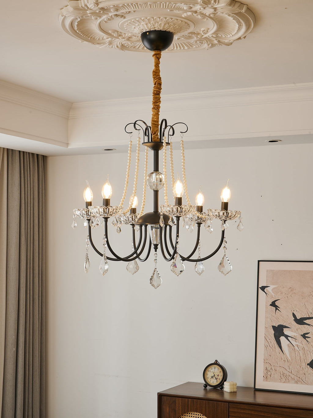 Ramora Crystal Chandelier-Moonnatur