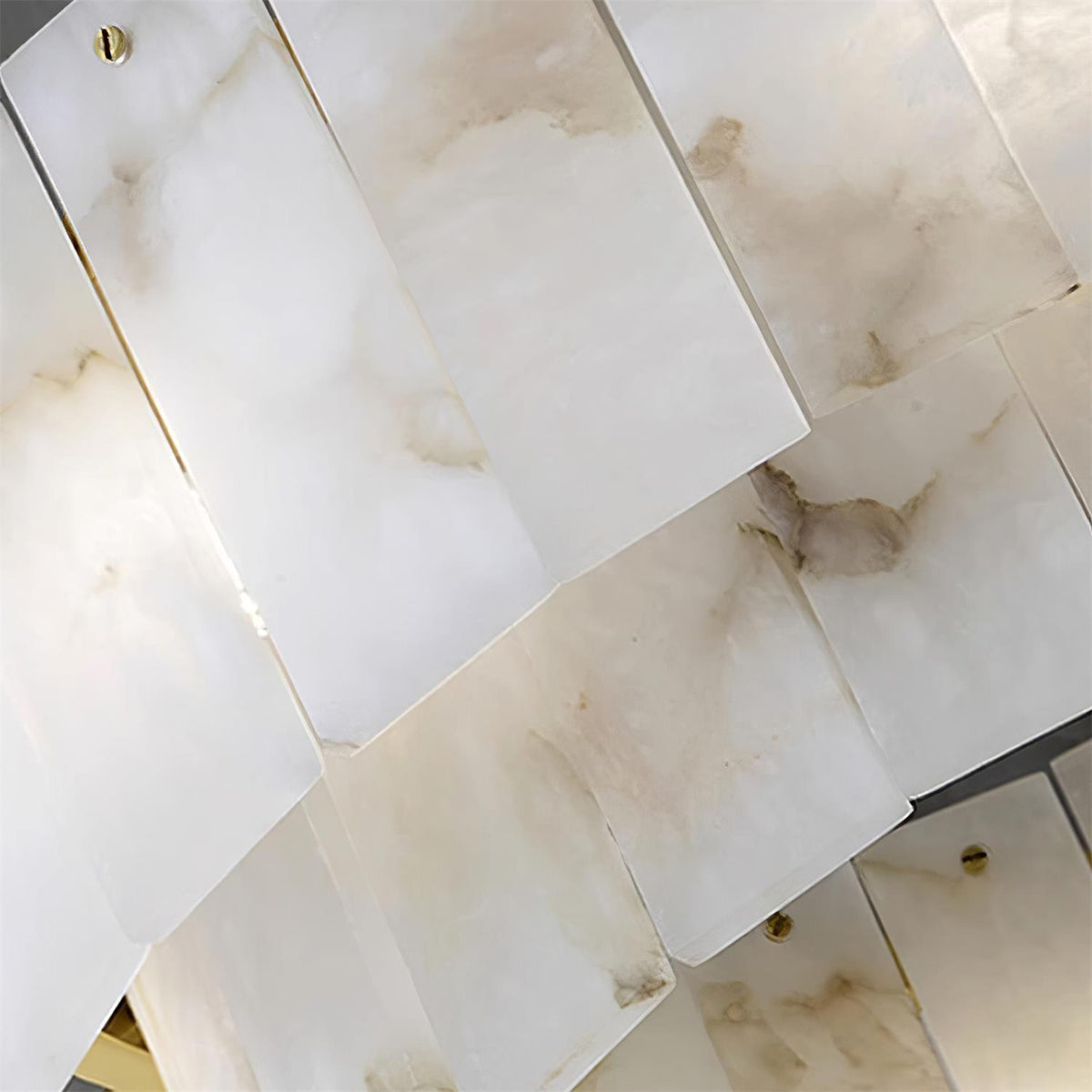 Dunselonna Alabaster Chandelier-Moonnatur