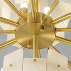 Dunselonna Alabaster Chandelier-Moonnatur