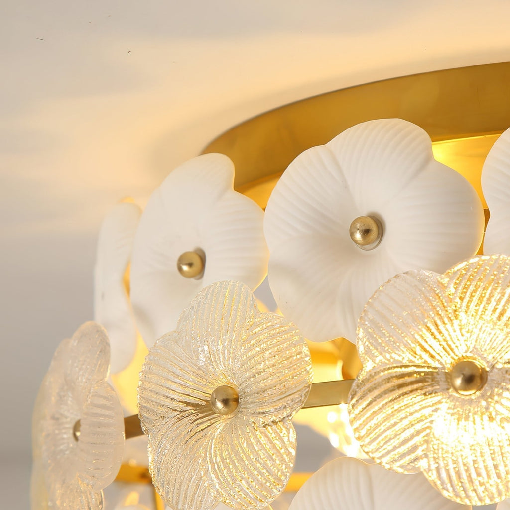Coraiel Ceramic Ceiling Light-Moonnatur