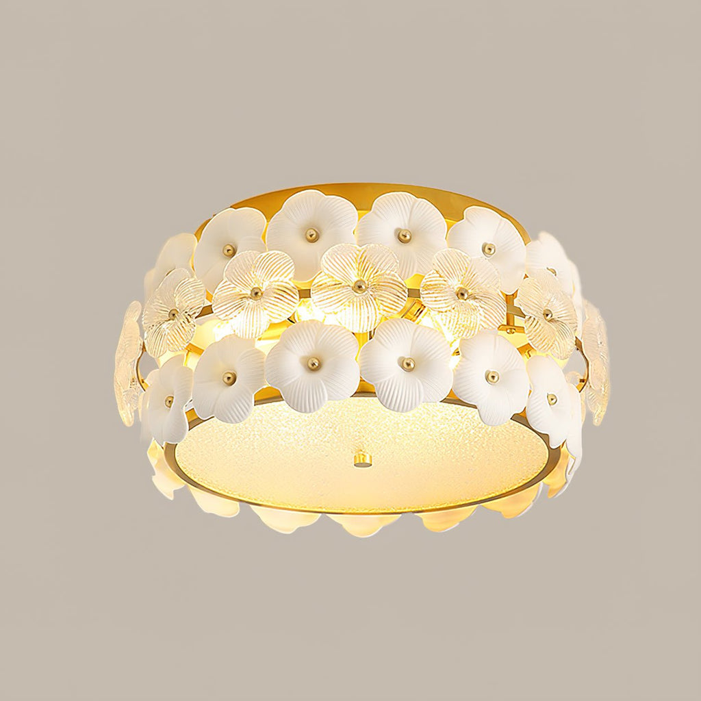 Coraiel Ceramic Ceiling Light-Moonnatur