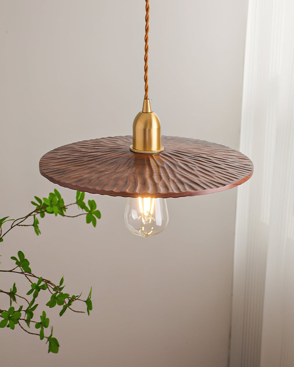 Emreneris Wood Pendant Light-Moonnatur