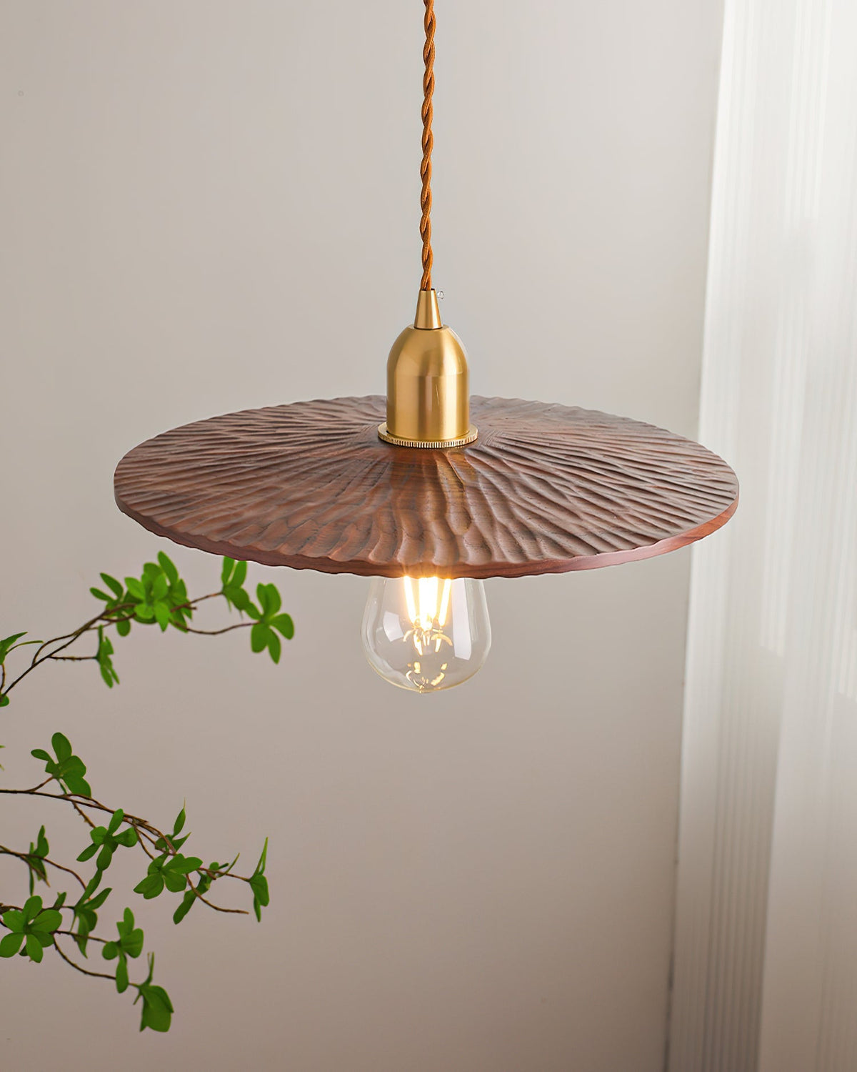 Emreneris Wood Pendant Light-Moonnatur