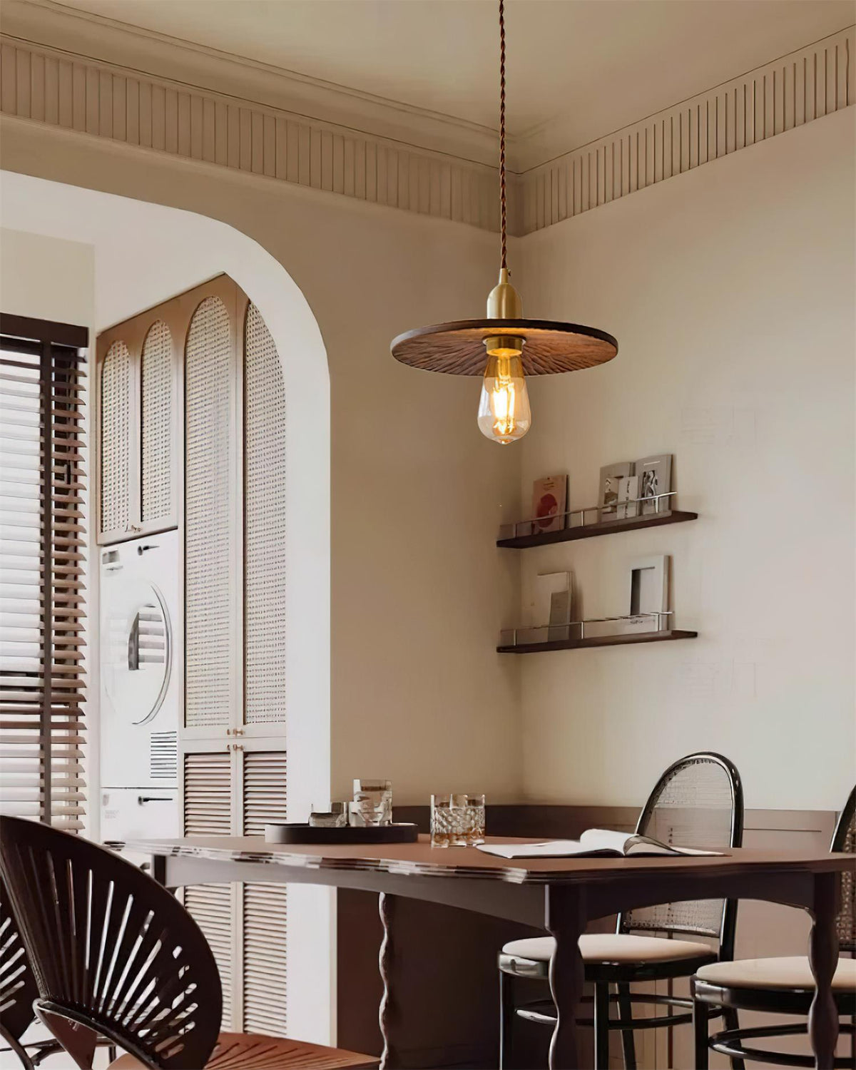 Emreneris Wood Pendant Light-Moonnatur