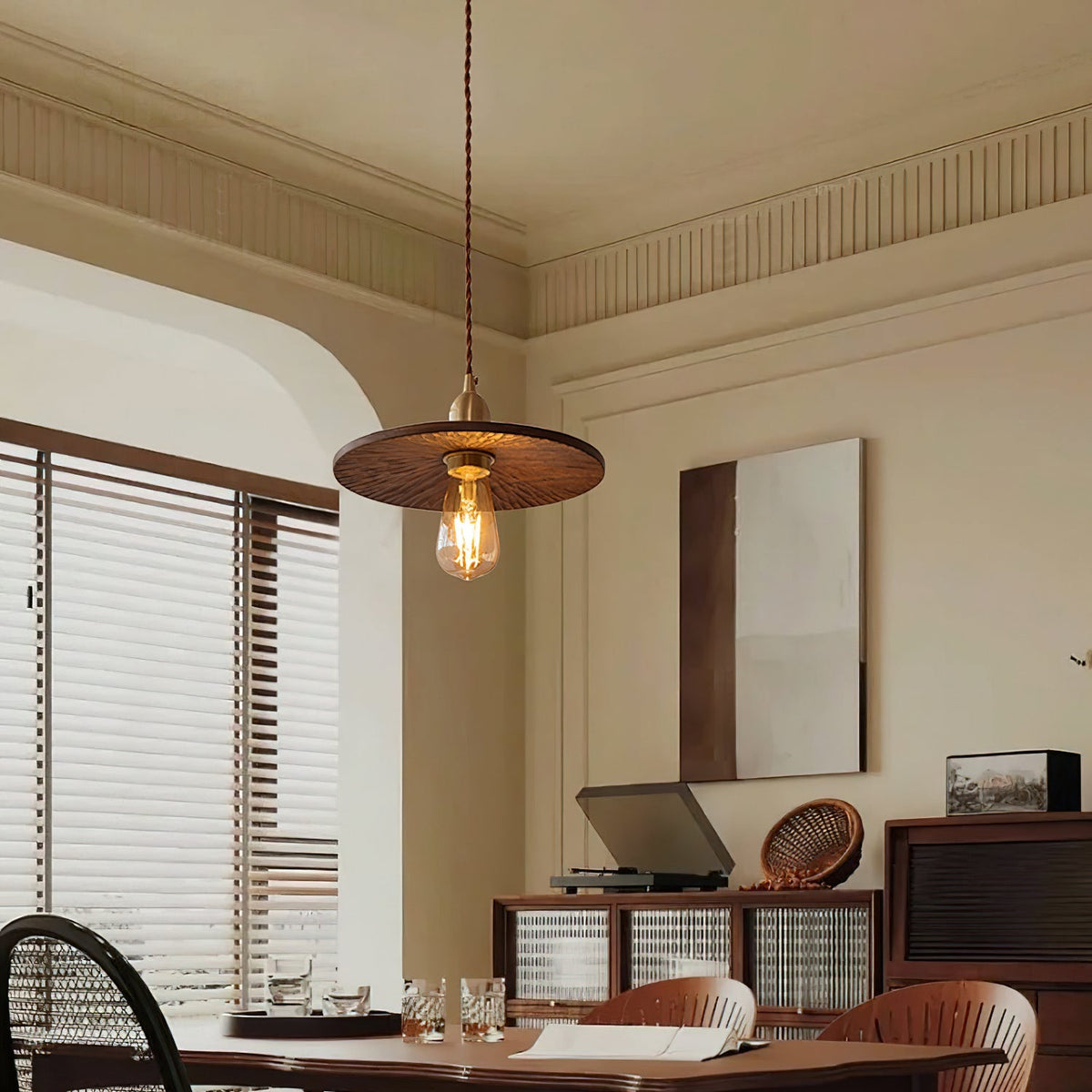Emreneris Wood Pendant Light-Moonnatur