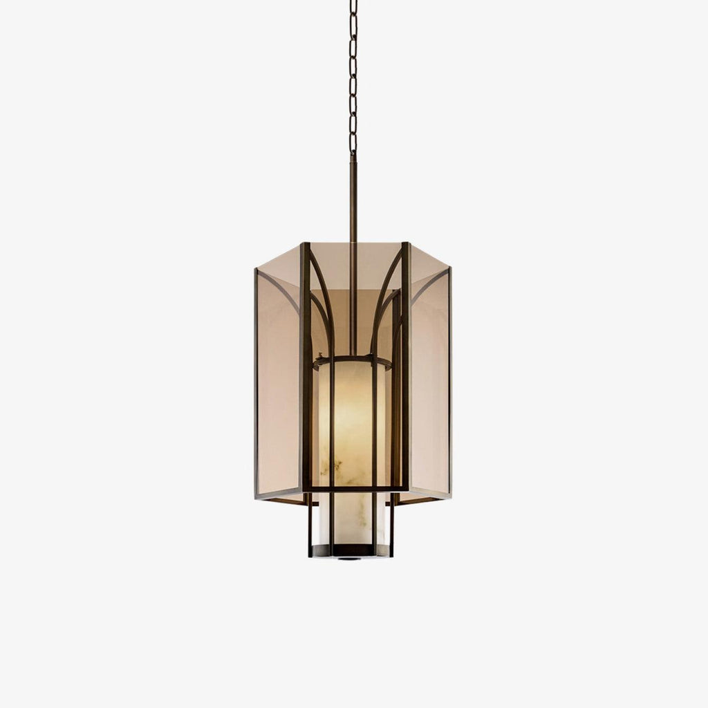 Oakenelle Alabaster Pendant Light-Moonnatur