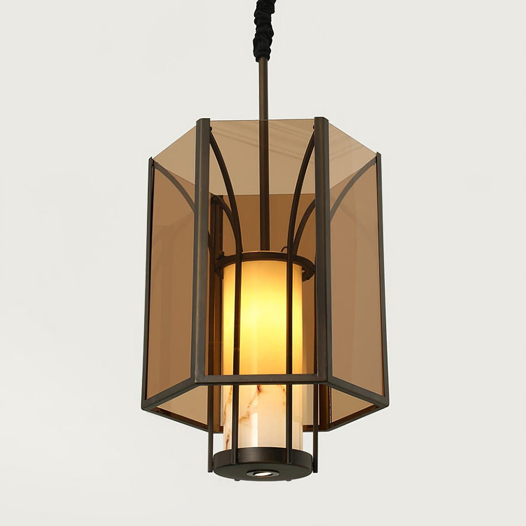 Oakenelle Alabaster Pendant Light-Moonnatur