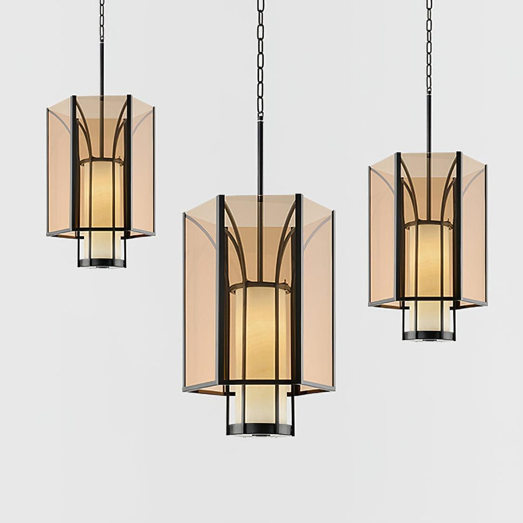 Oakenelle Alabaster Pendant Light-Moonnatur