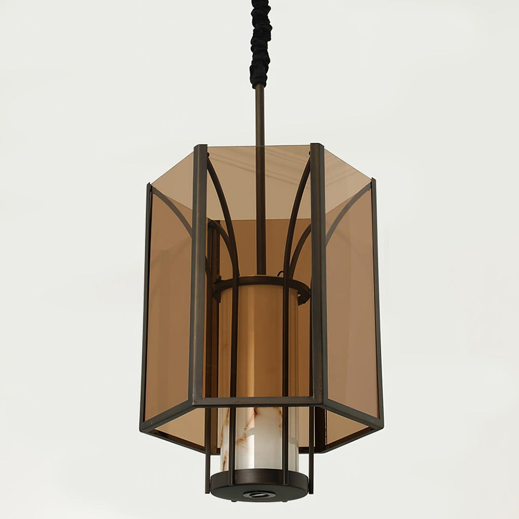 Oakenelle Alabaster Pendant Light-Moonnatur