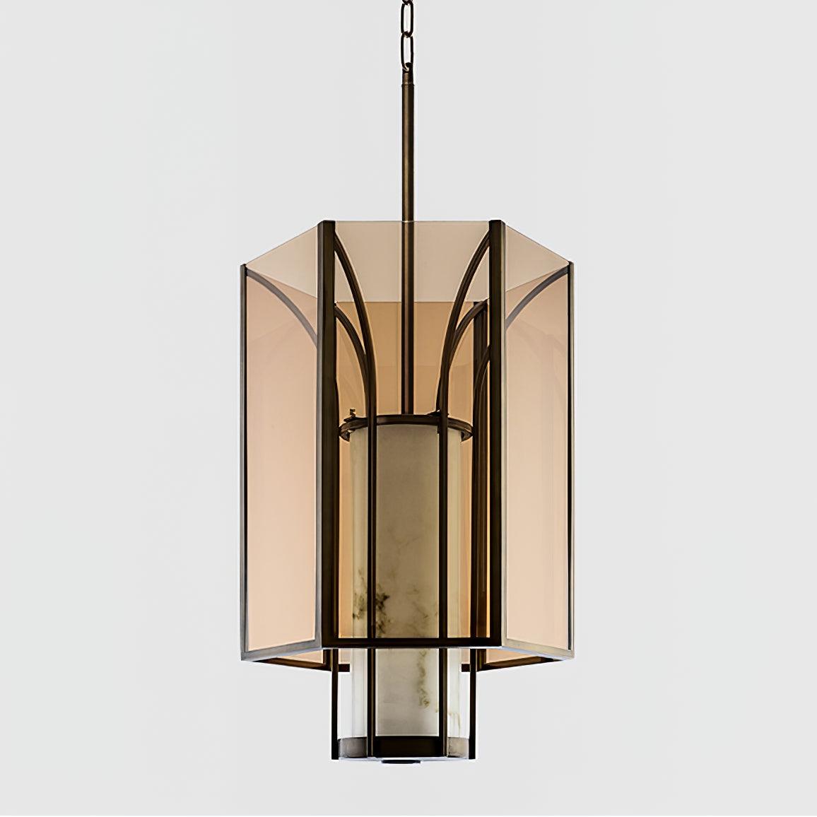 Oakenelle Alabaster Pendant Light-Moonnatur