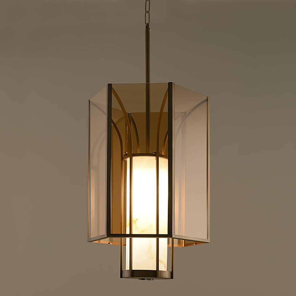 Oakenelle Alabaster Pendant Light-Moonnatur