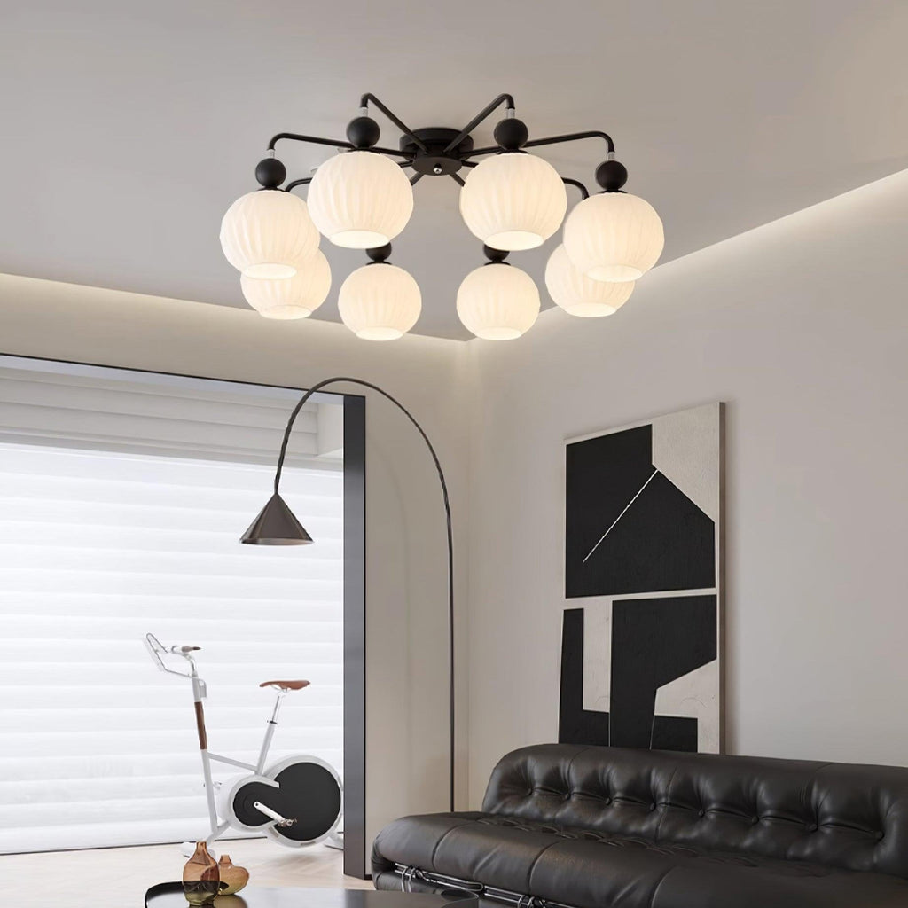 Oakenwick Glass Chandelier-Moonnatur