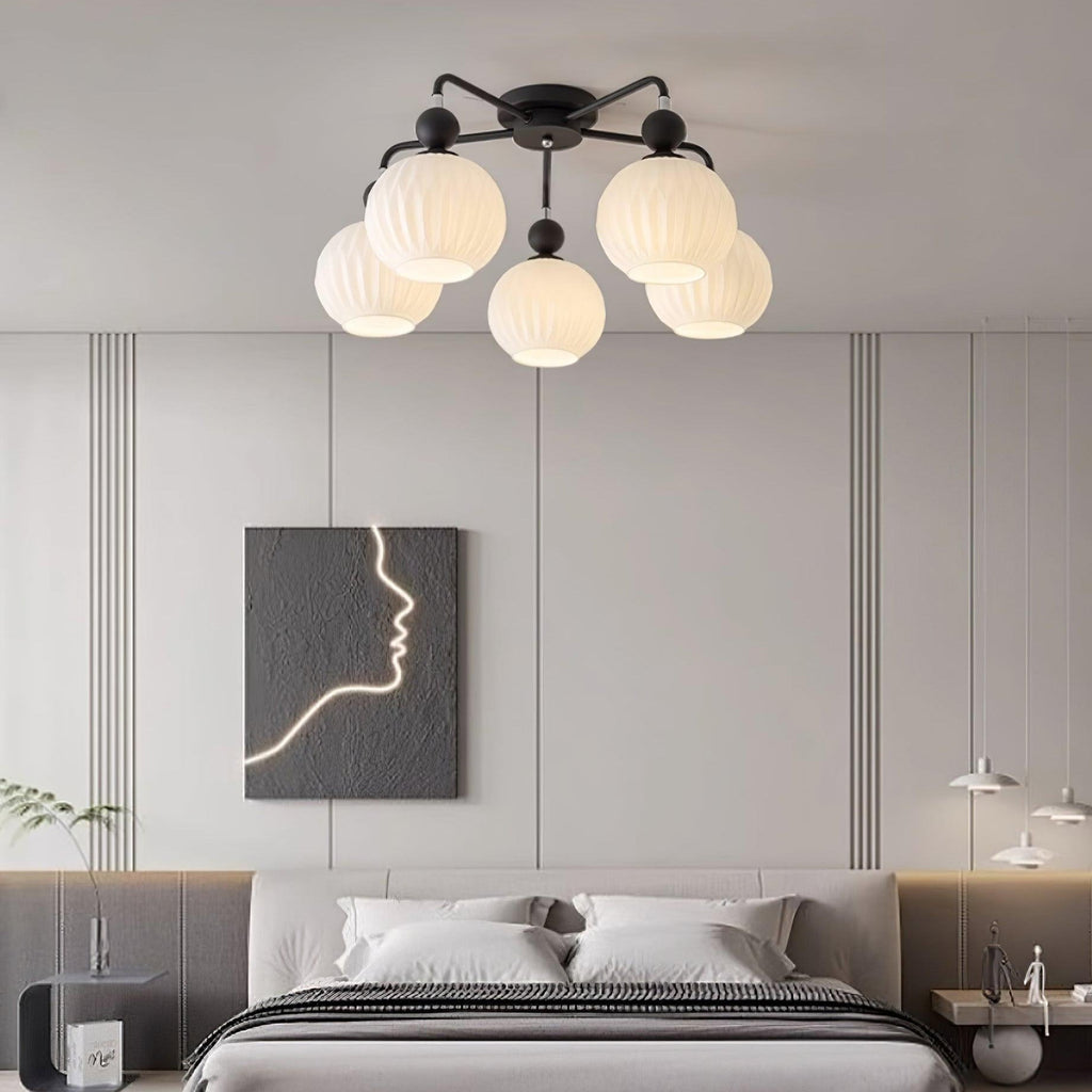 Oakenwick Glass Chandelier-Moonnatur