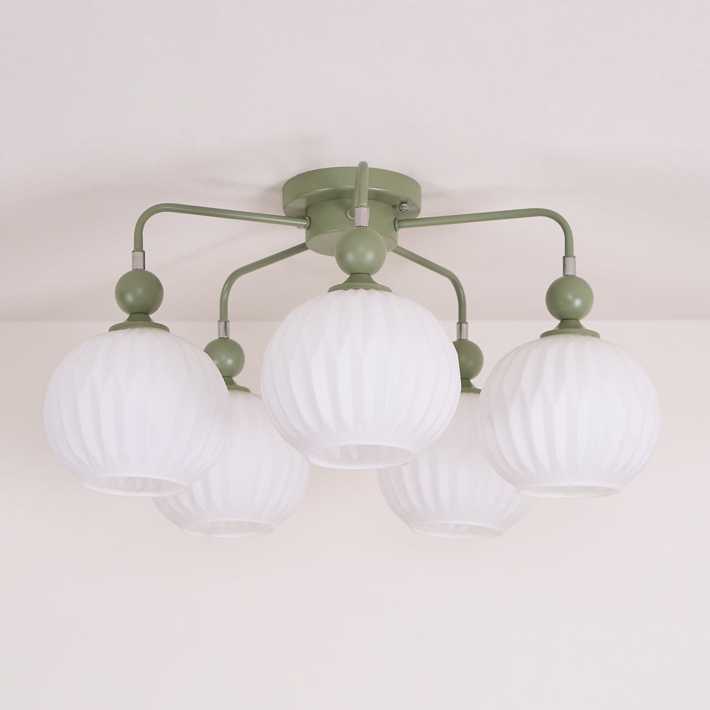 Oakenwick Glass Chandelier-Moonnatur