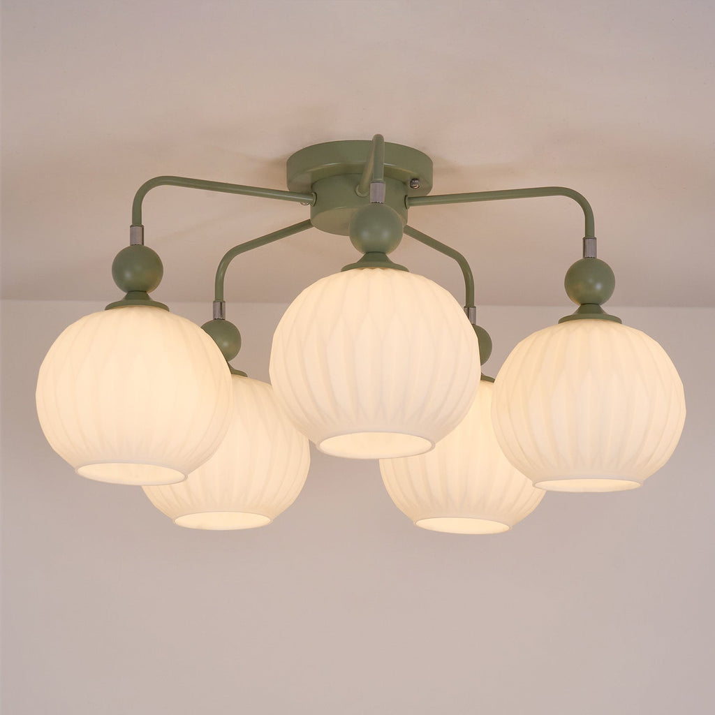 Oakenwick Glass Chandelier-Moonnatur