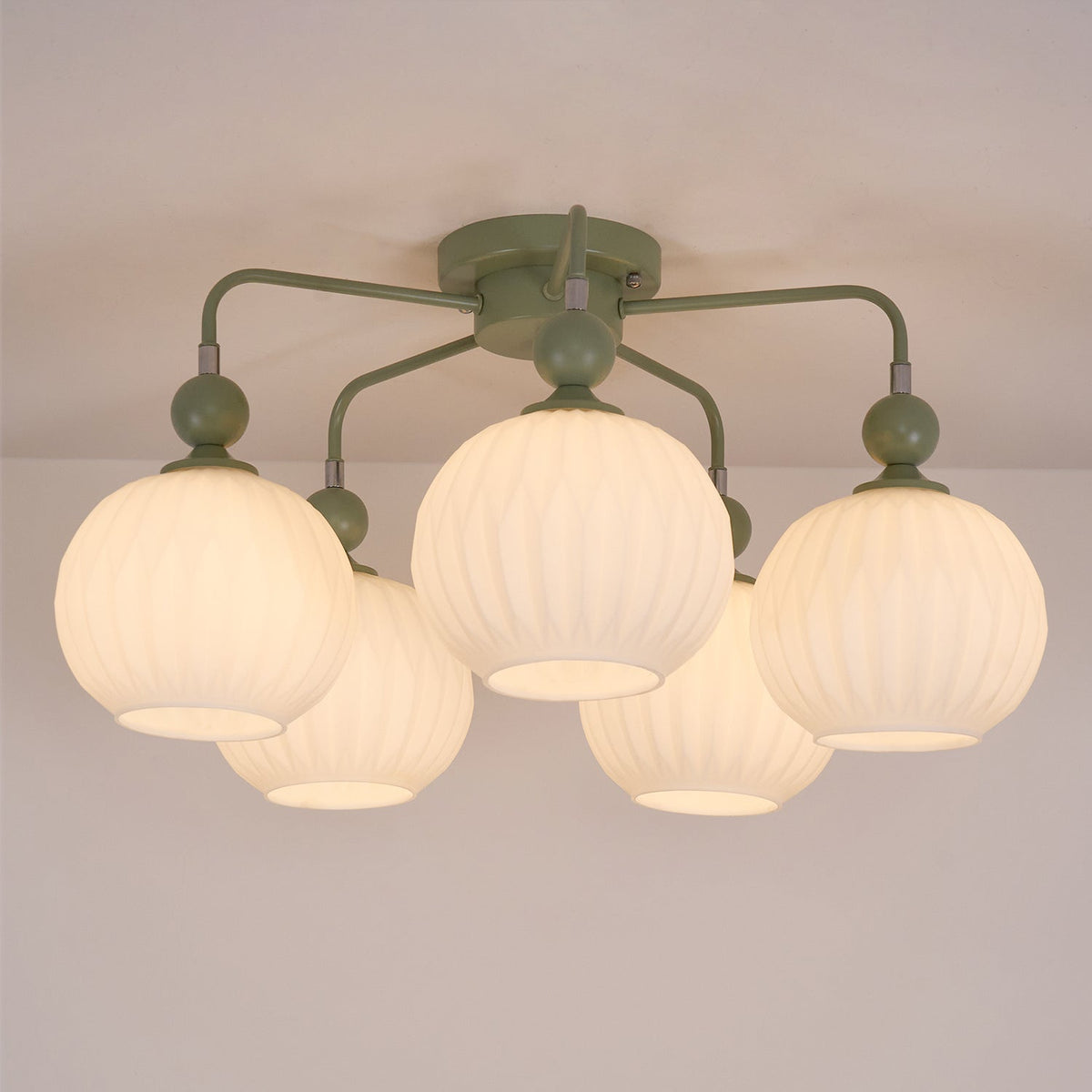 Oakenwick Glass Chandelier-Moonnatur