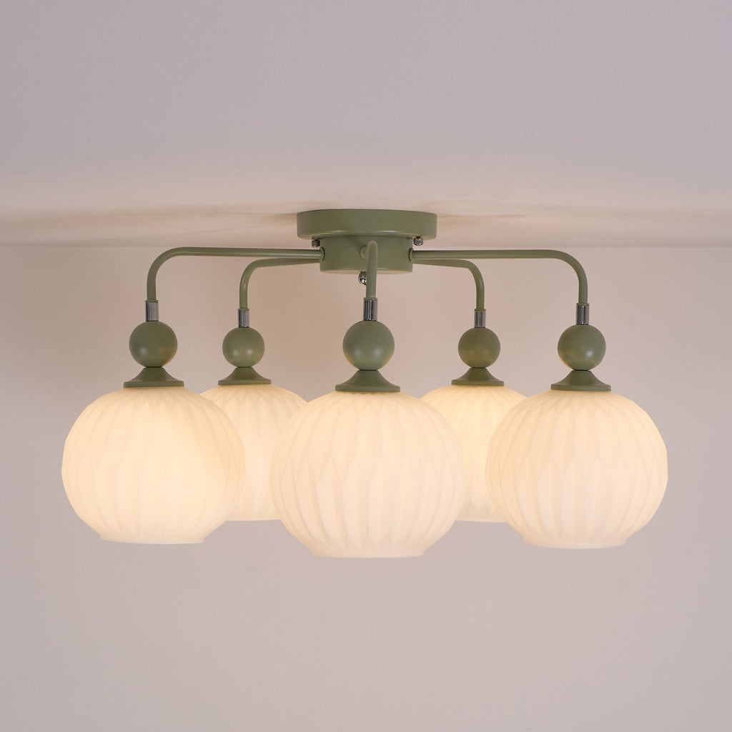Oakenwick Glass Chandelier-Moonnatur