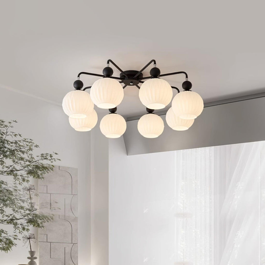 Oakenwick Glass Chandelier-Moonnatur