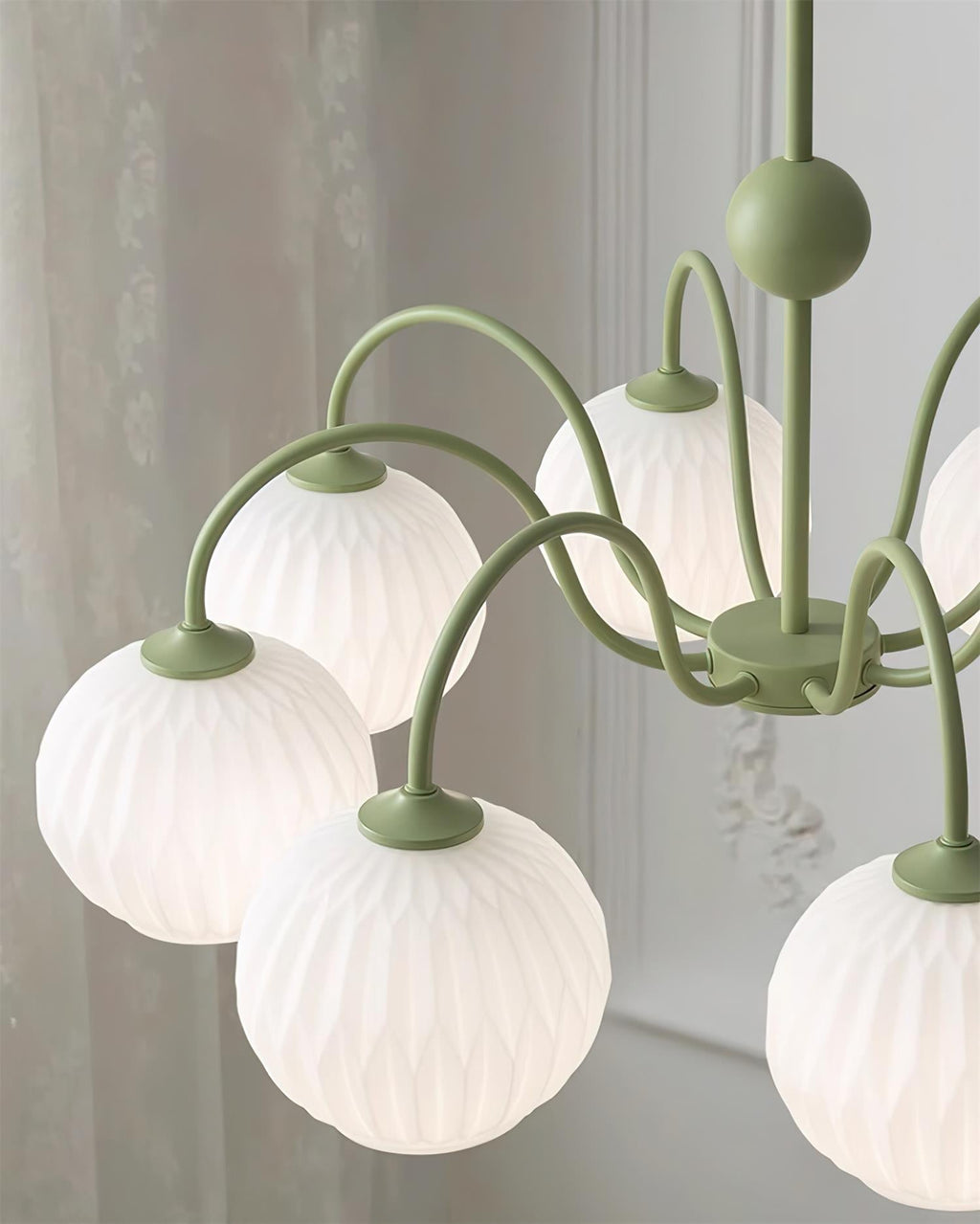 Merlenera Glass Chandelier-Moonnatur