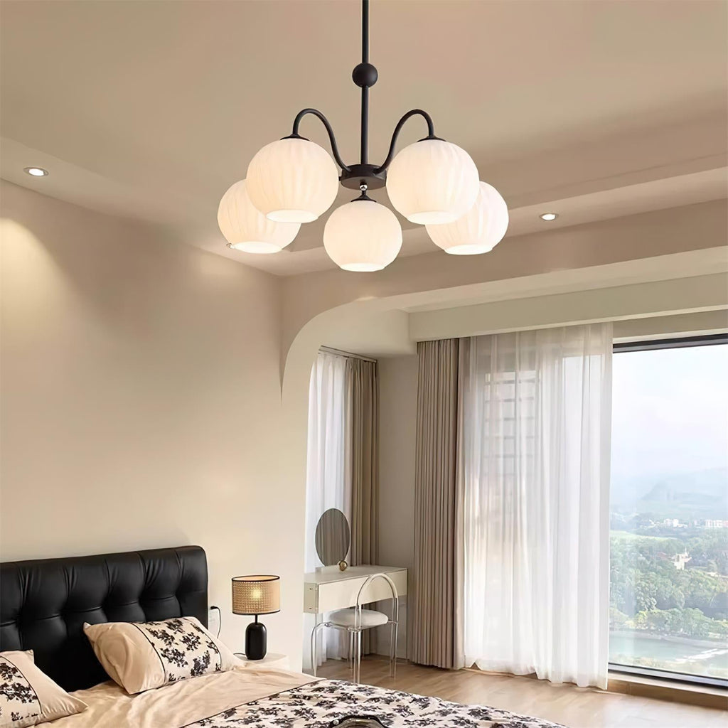 Merlenera Glass Chandelier-Moonnatur
