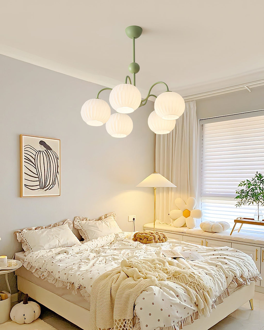 Merlenera Glass Chandelier-Moonnatur