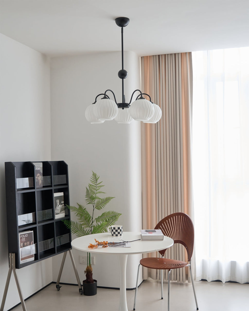 Merlenera Glass Chandelier-Moonnatur