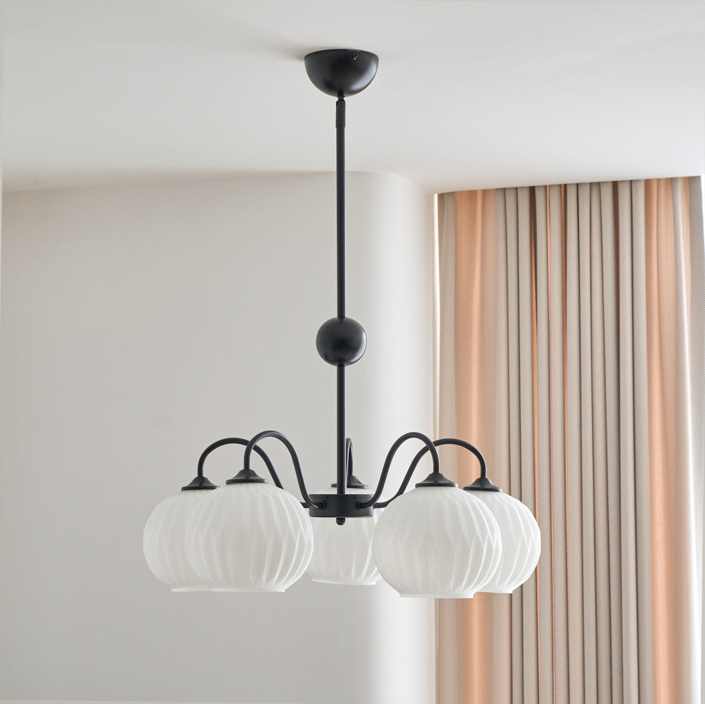 Merlenera Glass Chandelier-Moonnatur
