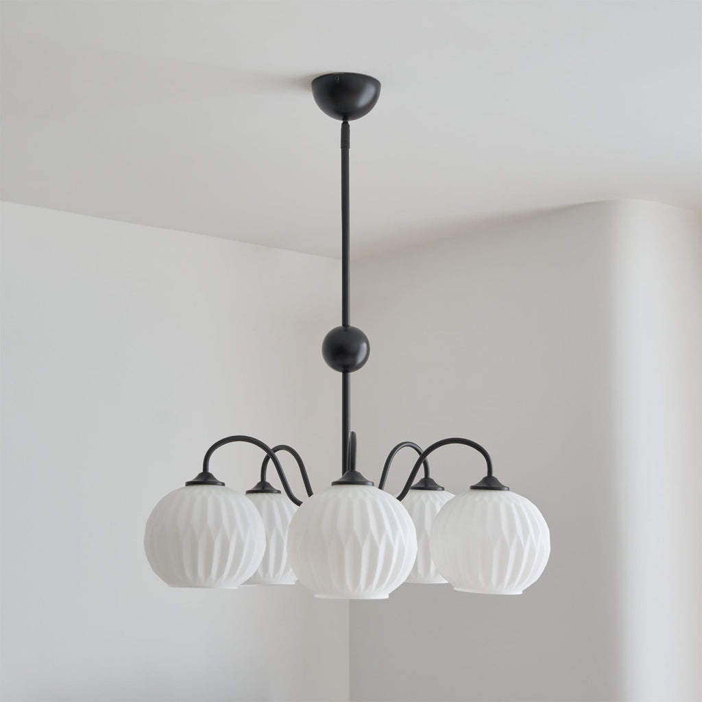 Merlenera Glass Chandelier-Moonnatur