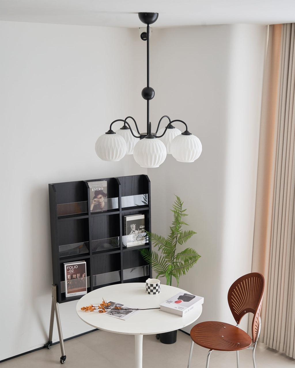 Merlenera Glass Chandelier-Moonnatur