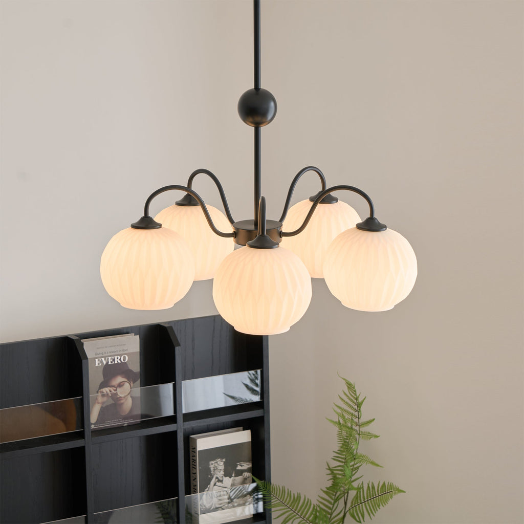 Merlenera Glass Chandelier-Moonnatur