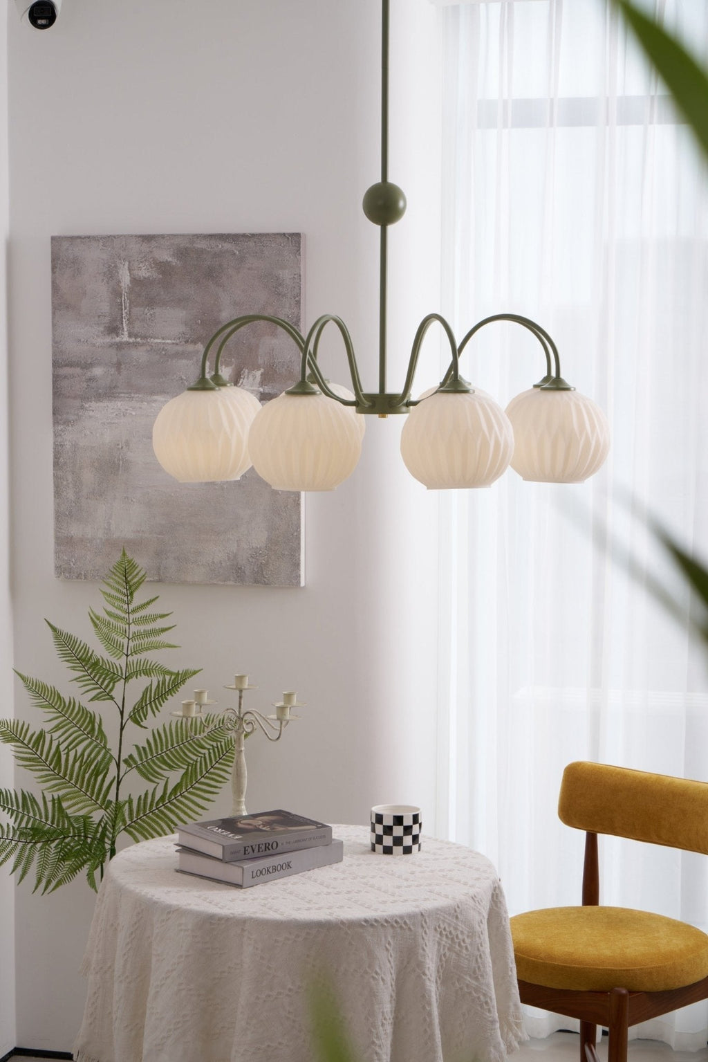 Merlenera Glass Chandelier-Moonnatur
