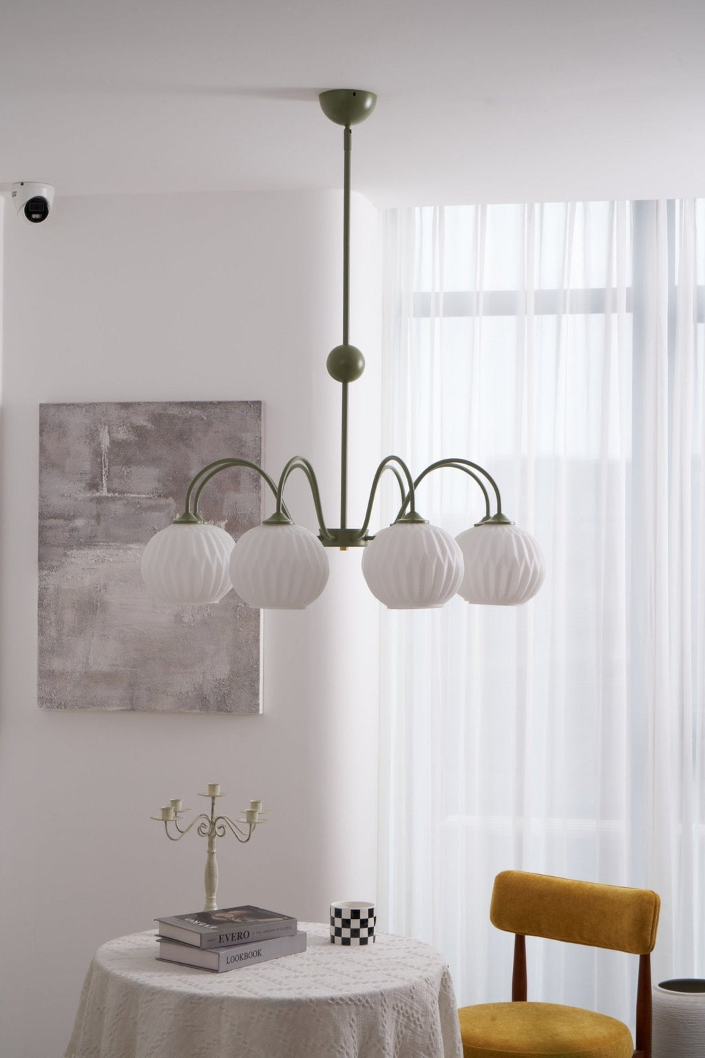 Merlenera Glass Chandelier-Moonnatur