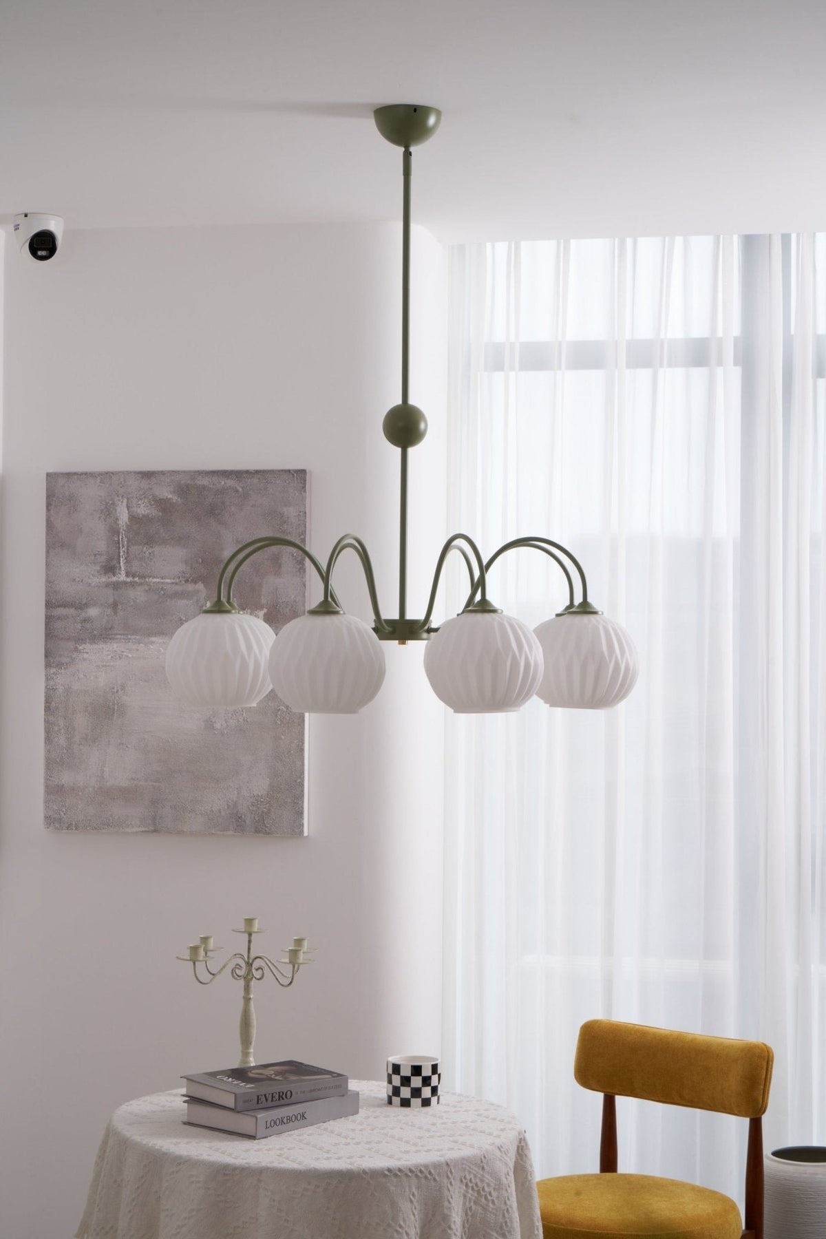 Merlenera Glass Chandelier-Moonnatur