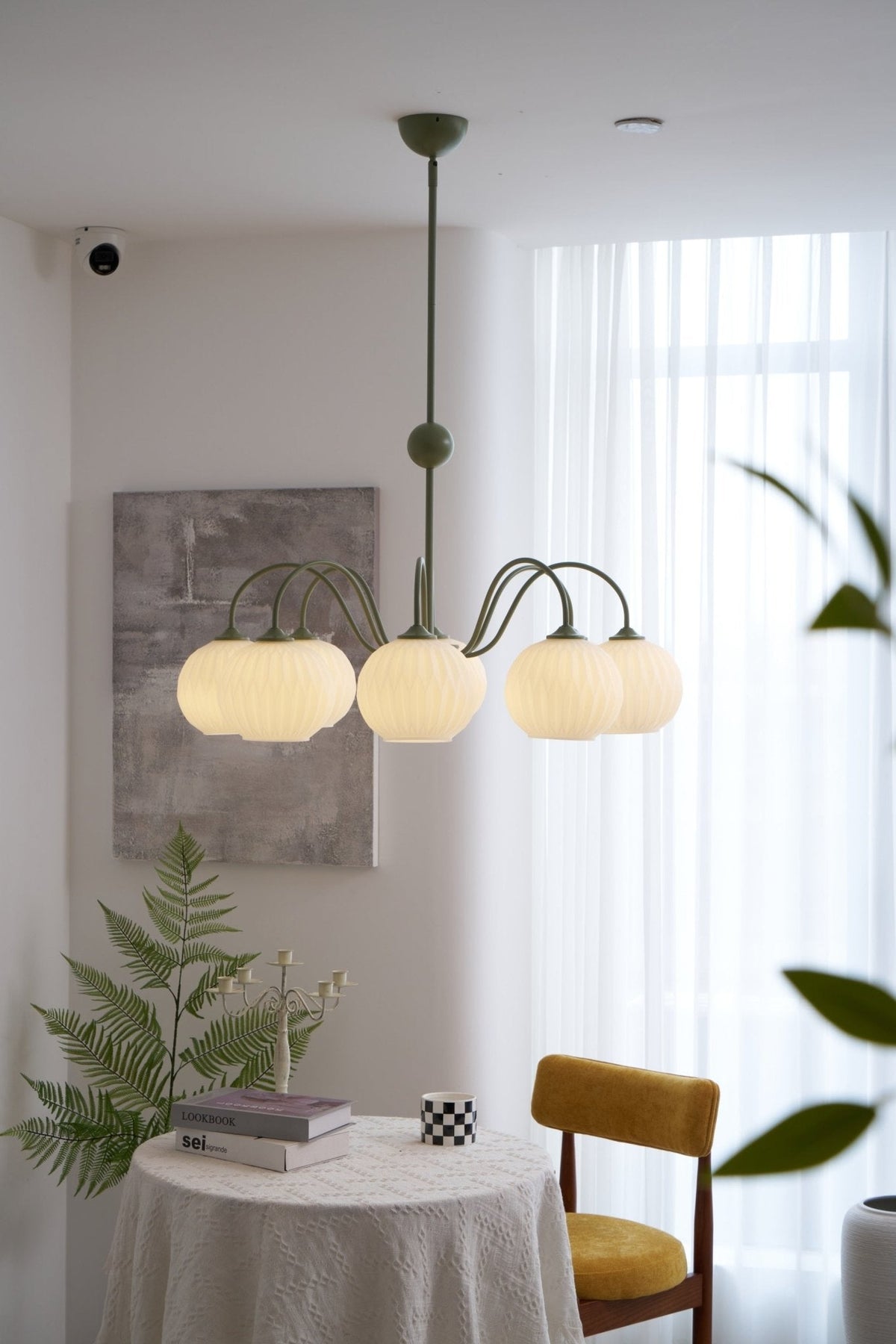 Merlenera Glass Chandelier-Moonnatur