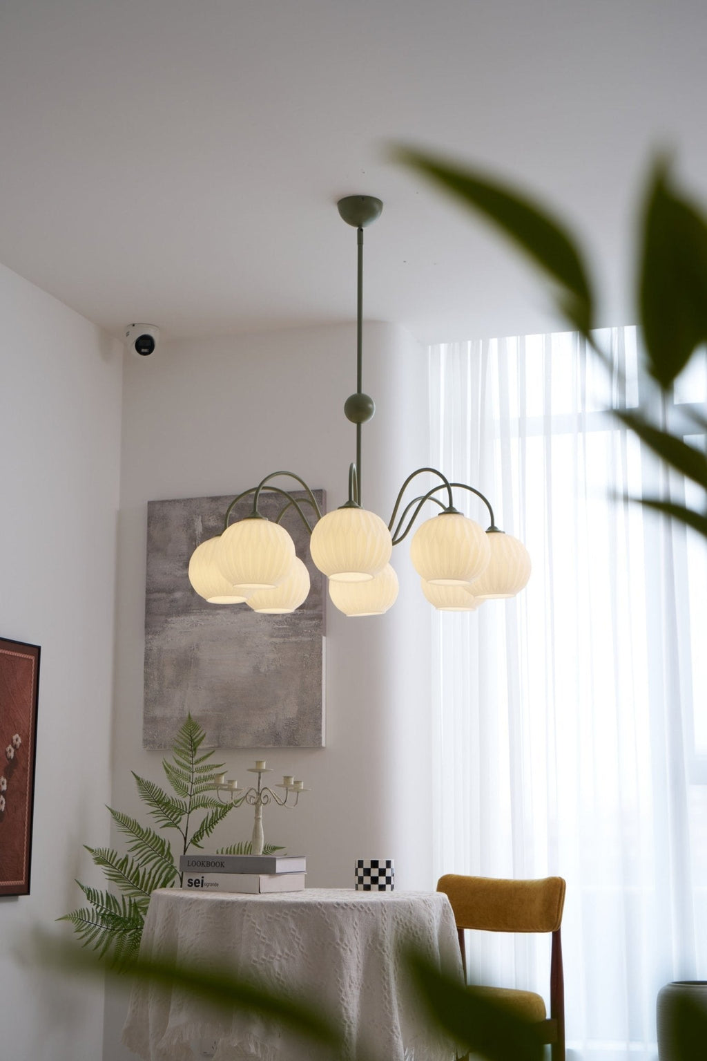 Merlenera Glass Chandelier-Moonnatur