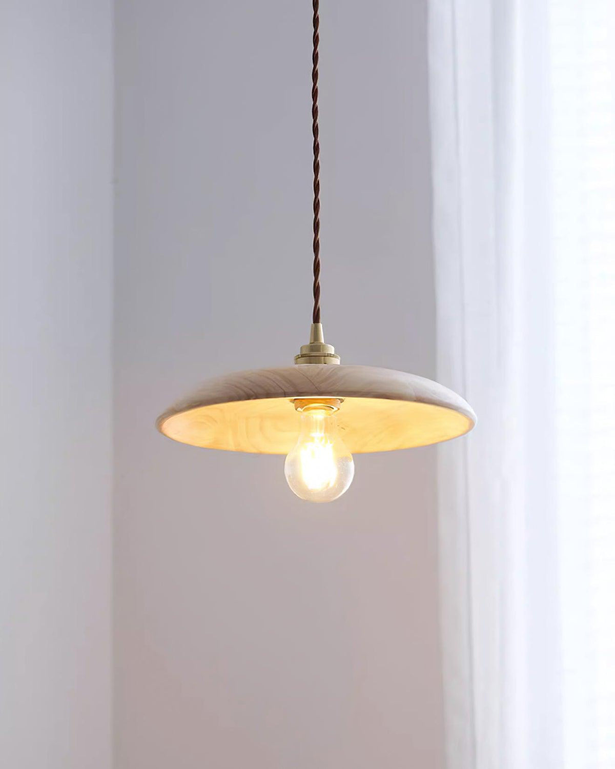Rildenelyn Wood Pendant Light-Moonnatur