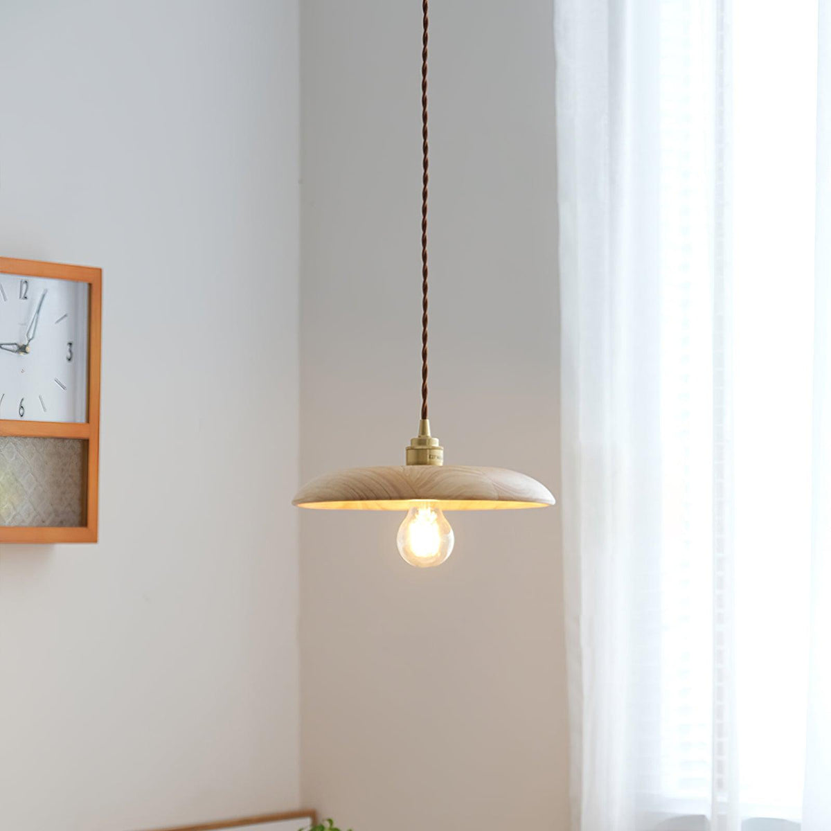 Rildenelyn Wood Pendant Light-Moonnatur