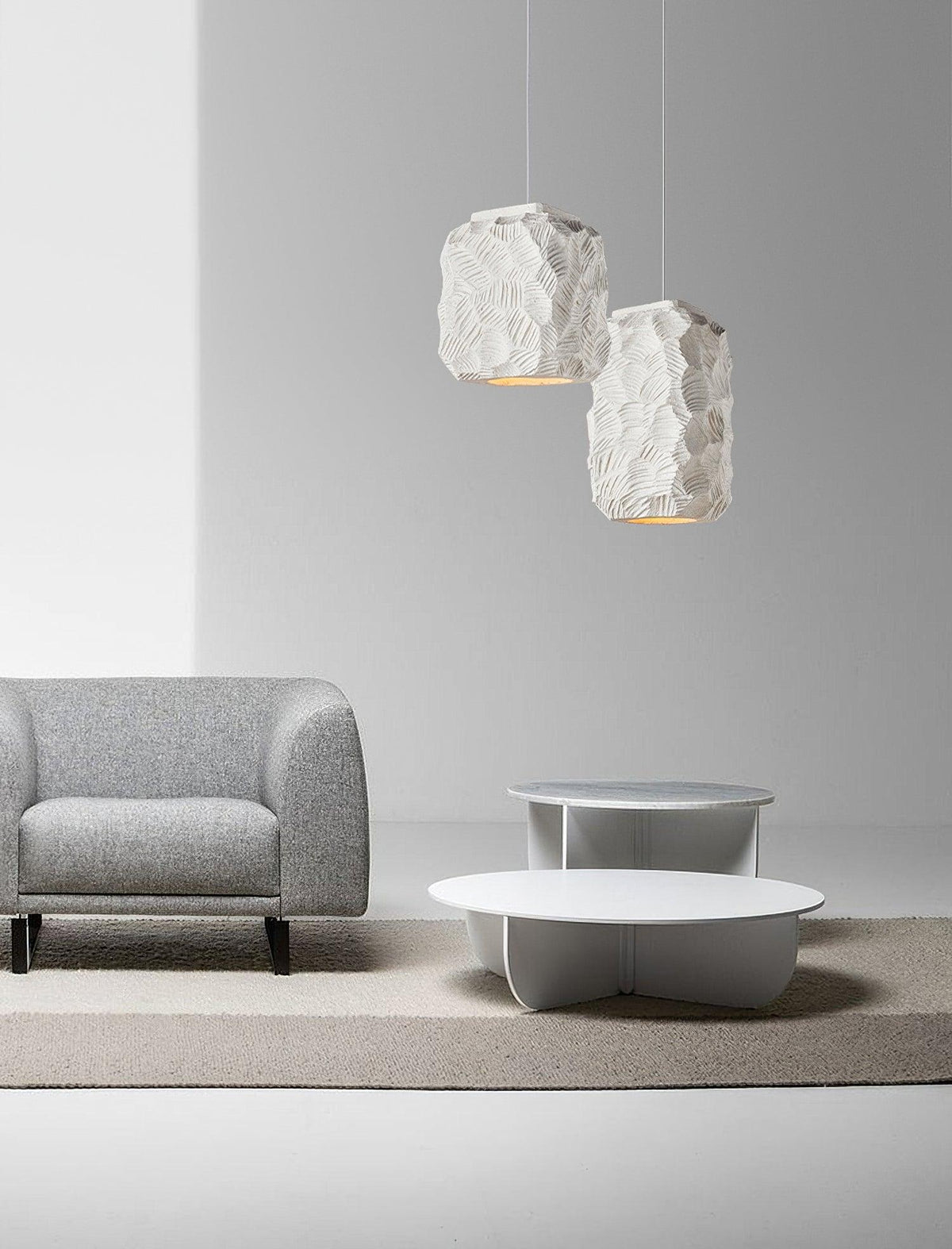 Trevenis Resin Pendant Light-Moonnatur