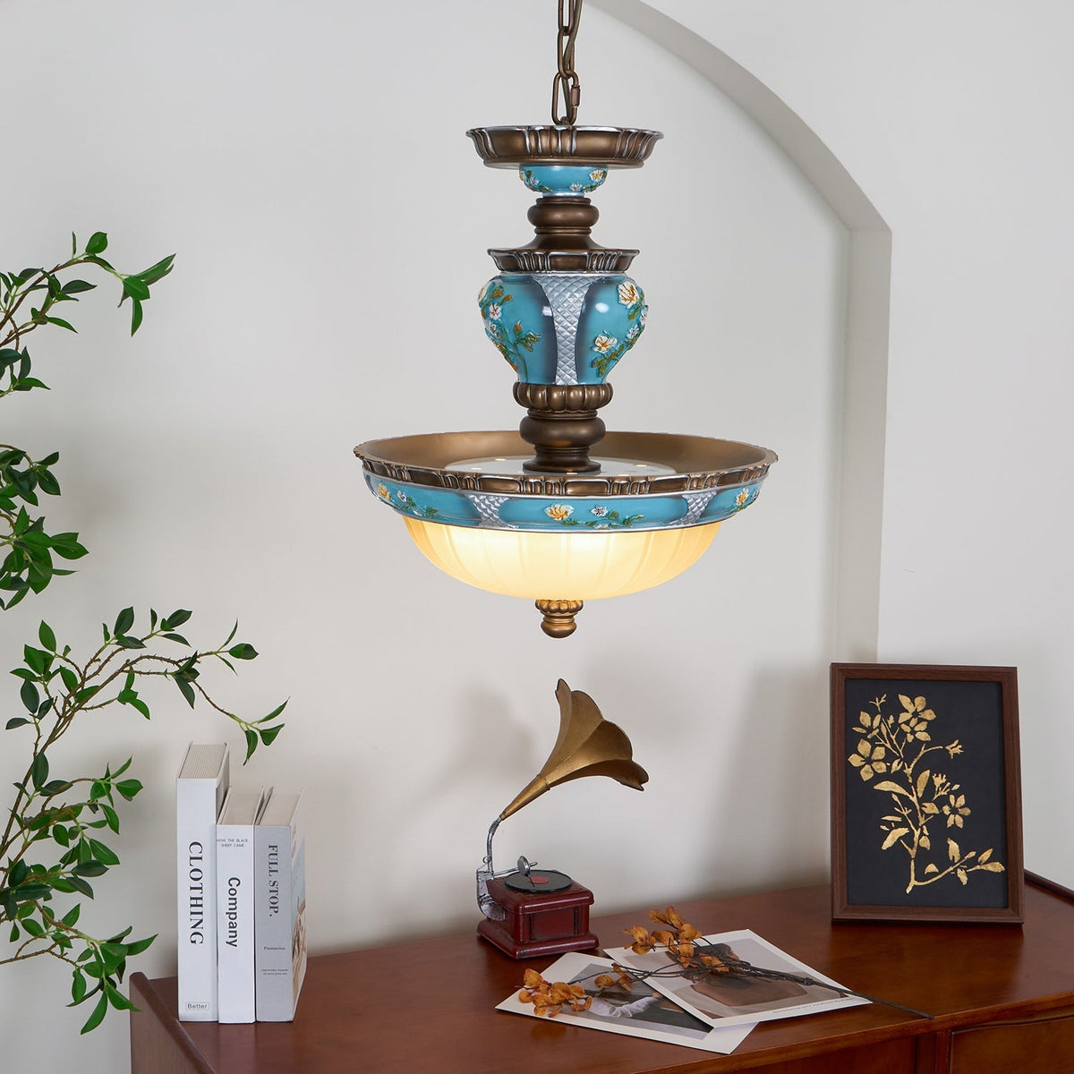 Olveniel Resin Pendant Light-Moonnatur