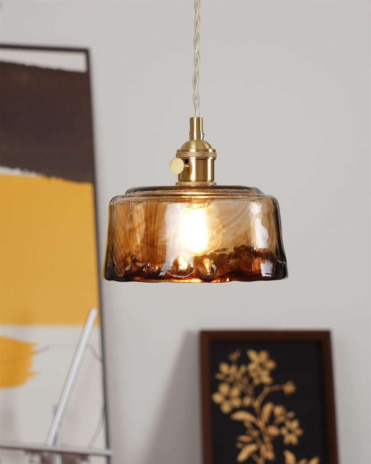Islenholm Glass Pendant Light-Moonnatur