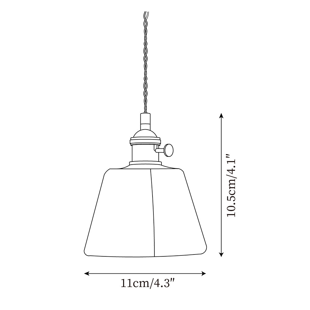 Islenholm Glass Pendant Light-Moonnatur