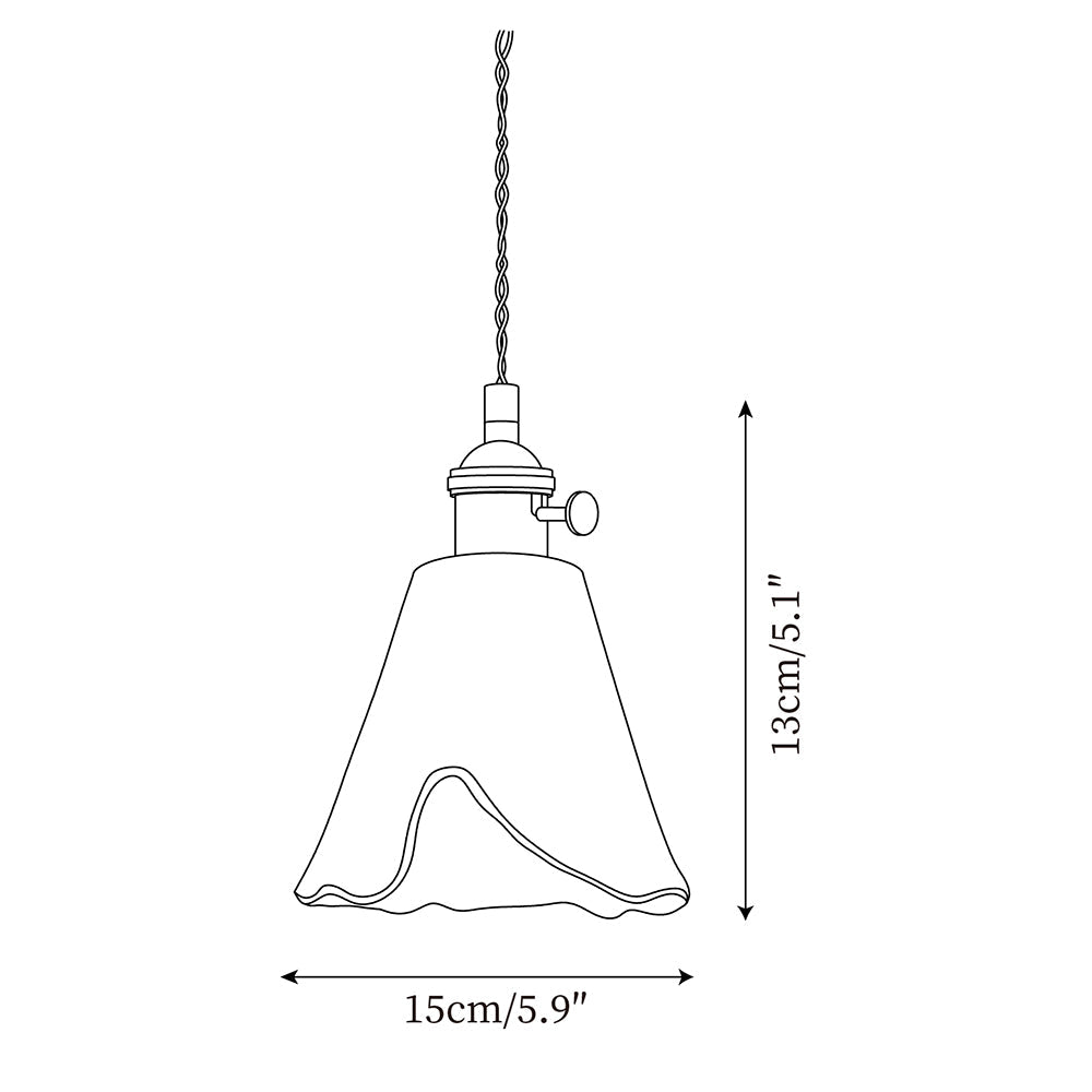 Islenholm Glass Pendant Light-Moonnatur
